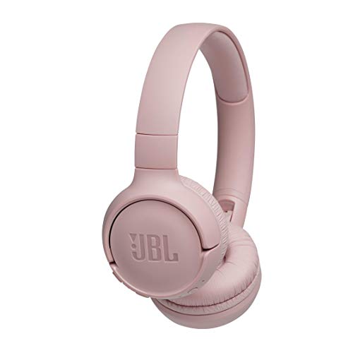 JBL Tune500BT - Auriculares inalámbricos On Ear con Bluetooth y diadema plegable, Batería de hasta 16 horas, Color rosa