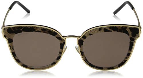 Jimmy Choo NILE/S 2M XMG 63 Gafas de sol, Dorado (Gdblkanimali/Bw Black Brown), Mujer