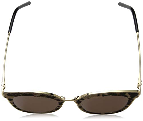 Jimmy Choo NILE/S 2M XMG 63 Gafas de sol, Dorado (Gdblkanimali/Bw Black Brown), Mujer