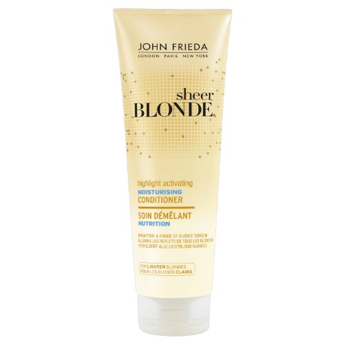 John Frieda Acondicionador Activador Reflejos 250ml | Aclarador Pelo | Pelo Rubio | Reflejos y Mechas Rubias