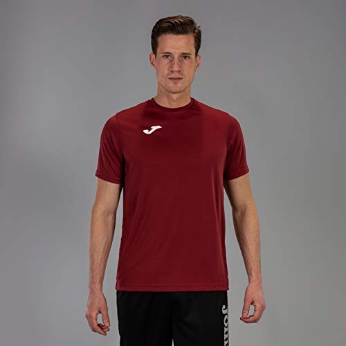 Joma Combi Camisetas Equip. M/C, Hombre, Burdeos, L