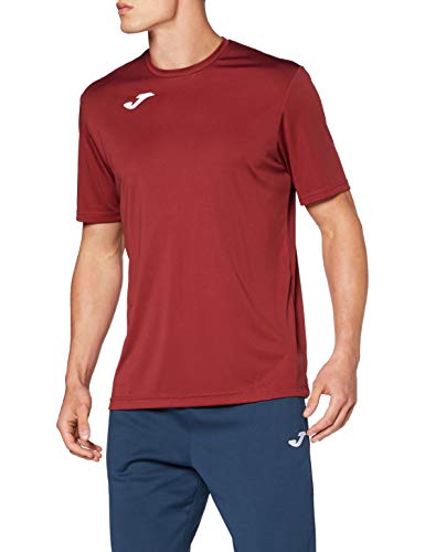 Joma Combi Camisetas Equip. M/C, Hombre, Burdeos, L