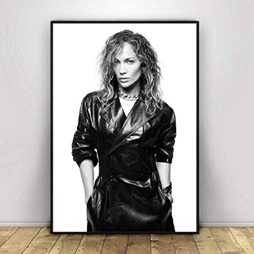 JYSHC Imprimir En Lienzo Jennifer Lopez (Jennifer Lopez) Impresiones Murales Imagen En Lienzo Carteles Decoración para El Hogar Nv106Yz 40X60Cm Sin Marco