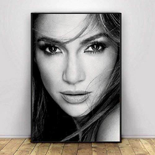 JYSHC Imprimir En Lienzo Jennifer Lopez (Jennifer Lopez) Impresiones Murales Imagen En Lienzo Carteles Decoración para El Hogar Nv108Yz 40X60Cm Sin Marco