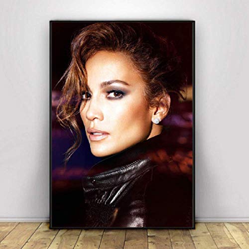 JYSHC Imprimir En Lienzo Jennifer Lopez (Jennifer Lopez) Impresiones Murales Imagen En Lienzo Carteles Decoración para El Hogar Nv109Yz 40X60Cm Sin Marco