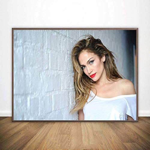 JYSHC Imprimir En Lienzo Jennifer Lopez (Jennifer Lopez) Impresiones Murales Imagen En Lienzo Carteles Decoración para El Hogar Nv113Yz 40X60Cm Sin Marco