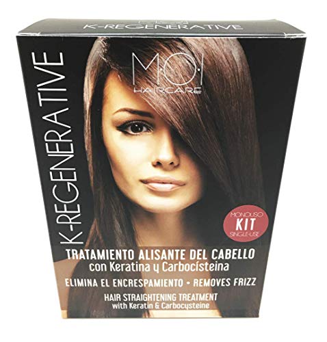 K-REGENERATIVE Tratamiento intensivo antiencrespamiento KIT Monouso con Keratina y Carbocisteína MOI HairCare