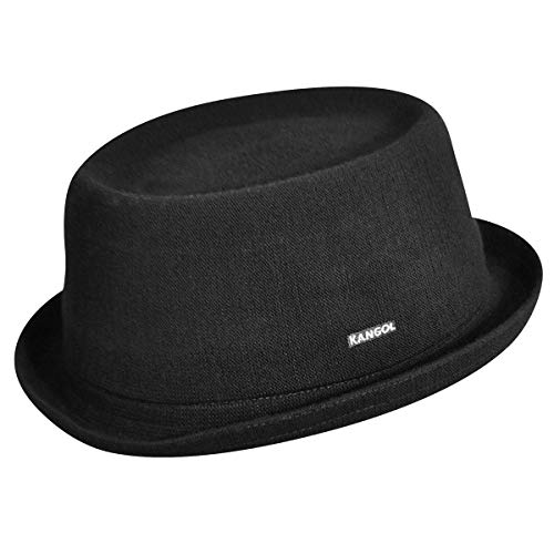 Kangol Bamboo Mowbray - Sombrero de Vestir para Hombre, Color Negro, Talla S