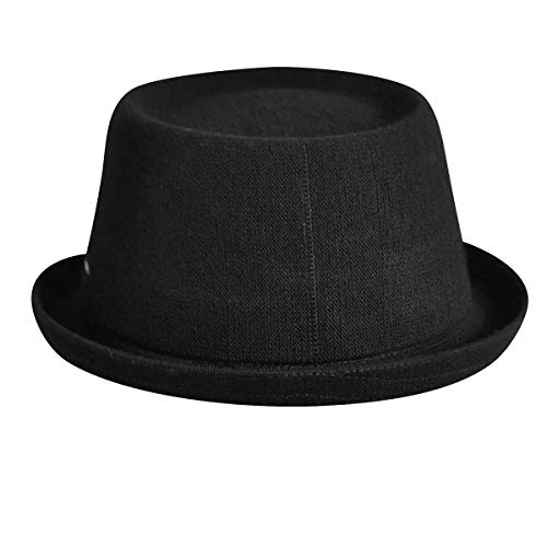 Kangol Bamboo Mowbray - Sombrero de Vestir para Hombre, Color Negro, Talla S