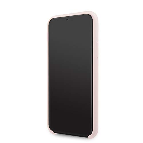 Karl Lagerfeld - Carcasa de silicona para iPhone 11 Pro con interior de microfibra suave, color rosa claro