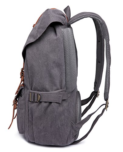 KAUKKO E5-grey Mochilas Tipo Casual Compartimento para 15" Portátil 22 Litros Gris