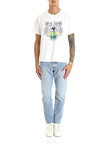 Kenzo Tiger Head Camiseta M Blanco