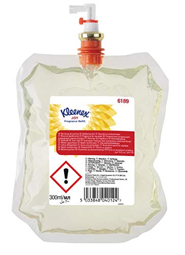 Kleenex Botanics, 6189, fragancia Joy, 300 ml fragancia, transparente, recarga de ambientador, 6 x 300 ml