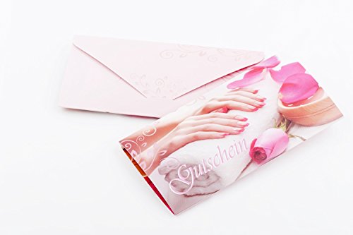 KM de Nails regalo cupones Tarjetas # 2 para manicura 10 unidades)