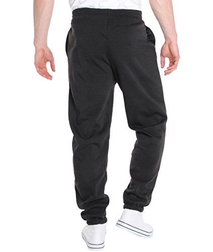 KRISP Pantalón Hombre Chándal Polar, Negro (7929), XL, 7829-BLK-XL