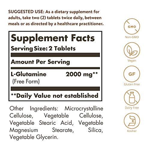 L-Glutamina 1000 mg Comprimidos -Envase de 60