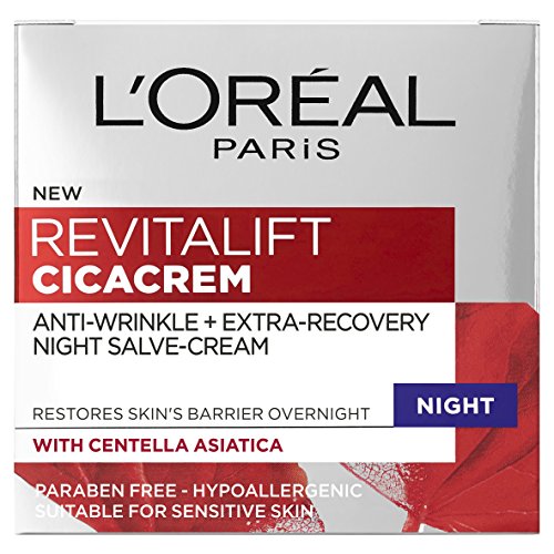 L 'Oréal Paris Revitalift cica – recuperación Crema de Noche Antiarrugas, 50 ml