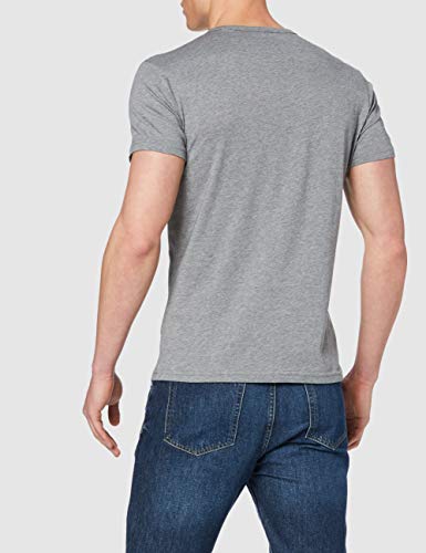 La Martina Marc Camiseta, Gris (Medium Heather Grey 01002), Hombre