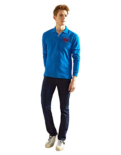 La Martina Milo Polo, Azul (Blue Scotland 07015), Small para Hombre