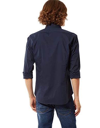 La Martina RAF Camisa Casual, Azul (Navy 07017), X-Large para Hombre