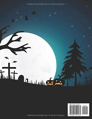 la nuit d'Halloween Cahier d’Activités: Livre D'activités Pour enfants Avec 70 Activités Coloriage,Labyrinthes,Sudoko,Addition et Et Plus S'amause Cadeau filles et garçons