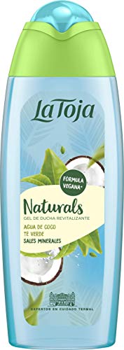 La Toja Naturals - Gel De Baño Con Agua De Coco Y Té Verde - 12uds de 550Ml (6.600ml)