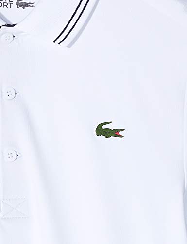 Lacoste Sport DH6843 Polo, Blanco (Blanc/Marine-Marine), X-Small (Talla del Fabricante: 2) para Hombre