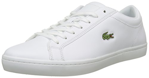 Lacoste Straightset BL 1 CAM, Zapatillas para Hombre, Blanco (White), 42 EU