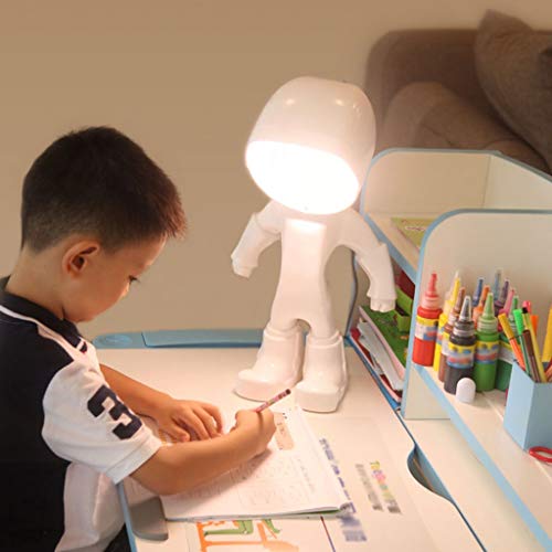 Lámpara de escritorio dormitorio Luces LED modernas, lámpara de escritorio de estudio para niños, plug-in personalizada, dormitorio, lámparas de decoración de lámparas de noche, regulables Lámpara de