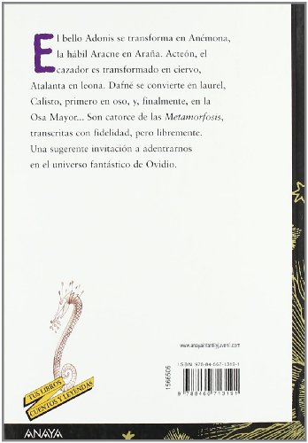 Las metamorfosis de Ovidio (LITERATURA JUVENIL (a partir de 12 años) - Cuentos y Leyendas)