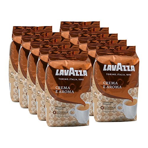 Lavazza Crema e Aroma, Café en Grano, 10x 1000g