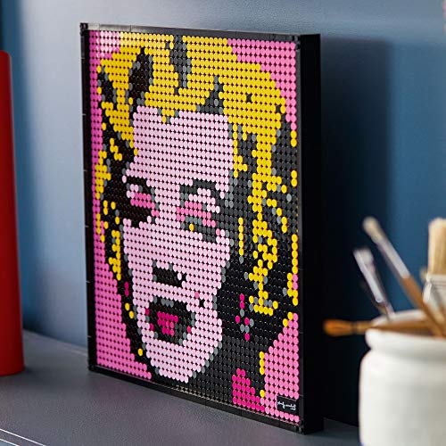 LEGO- Art Póster de Coleccionistas Marylin Monroe by Andy Warhol Decoración de Pared, Set de Construcción para Adultos (31197)