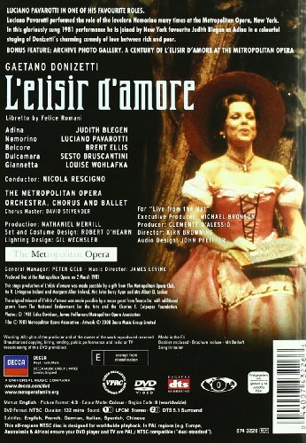 L'Elisir d'amore [DVD]