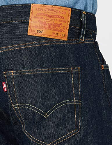 Levi's 501 Original Fit Jeans Vaqueros, Marlon, 34W / 32L para Hombre