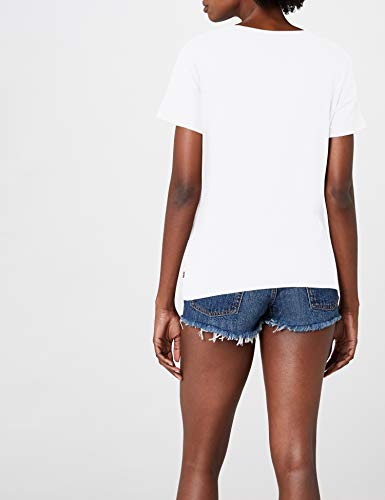 Levi's The Perfect Tee, Camiseta, Mujer, Blanco (White 297), M