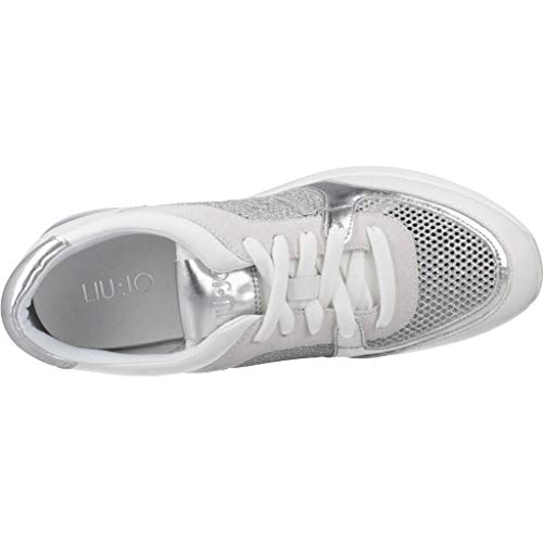 LIU JO Shoes Karlie 12-Sneaker, Zapatillas para Mujer, Blanco (White 01111), 39 EU