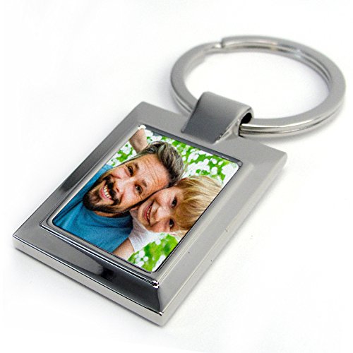 Llaveros Personalizados con Foto/Diseño/Nombre/Frase. Llaveros Personalizados con Foto 1 Cara. Regalos Personalizados con Foto. Varios Modelos. Llavero Personalizado Rectangular Perla