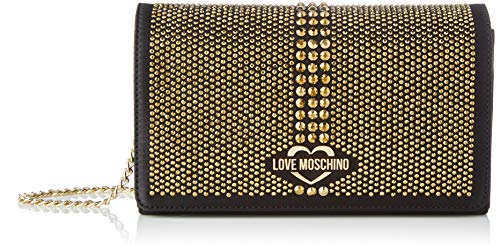 Love MoschinoJc4290pp0aMujerCarteras de manoDorado (Black Satin)7x13x22 Centimeters (W x H x L)