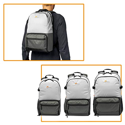 Lowepro LP37236-PWW - Mochila para cámara Ext. Truckee BP 200 LX, para Tablet 13", DSLR compacta/cámara sin Espejo, Sony, Canon, Nikon, 1-2 Objetivos, Gimbal, Dron, dji, Osmo, Mavic, Gris Claro