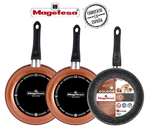 Magefesa Copper Lote 3 ST(20/24/28), Acero Esmaltado