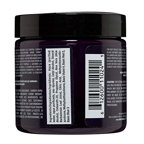 Manic Panic - Tinte capilar para coloración semi-permanente Purple Haze (612600110241)