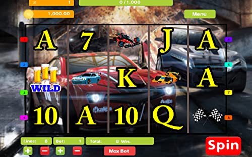 Máquinas tragamonedas carreras de coches furioso rápido - motocicleta libre del casino victoria giro vegas juego de jackpot progresivo máquinas tragaperras