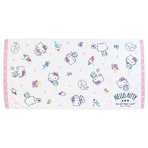 Marushin 81873-9 Sanrio Hello Kitty - Toalla de baño, Color Crema