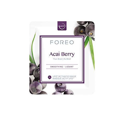 Mascarilla activa UFO Acai Berry, de FOREO - pack de 6 unidades