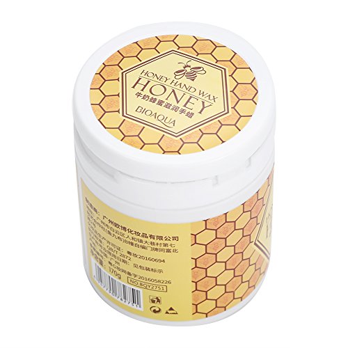 Mascarilla de cera para manos, 170 g, con leche y miel, efecto exfoliante e hidratante