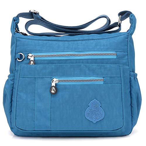 MeCooler Bolsos de Moda Mujer Bolso Bandolera Escolares Ligero Bolsos Escuela Impermeable Casual Bolsas de Viaje para Sport Bolsas de Deporte