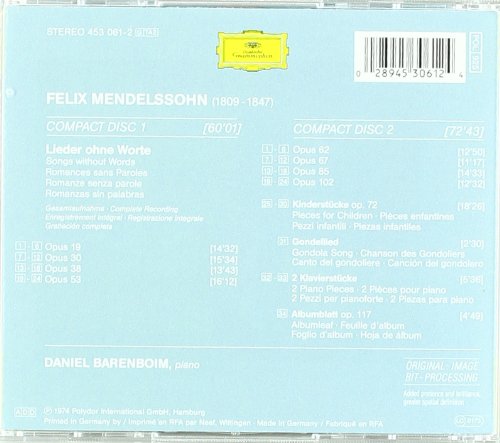 Mendelssohn: Songs without Words