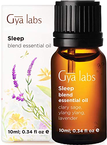 Mezcla de aceites esenciales para dormir - Grado terapéutico para difusor, relajación y calma - Lavanda, Ylang Ylang, Clary Sage -10ml (0.34 oz)