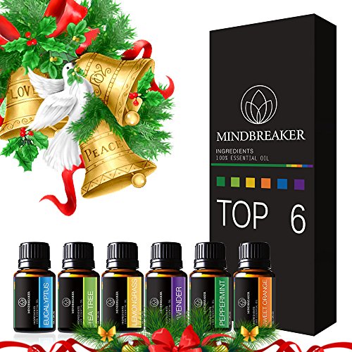 Mindbreaker - Aceites esenciales para aromaterapia bio - Set de 6 botellas (serie tradicional)