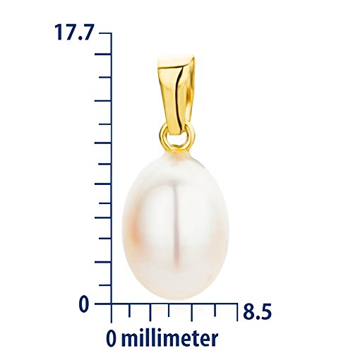 Miore - Colgante oro y perla cultivada
